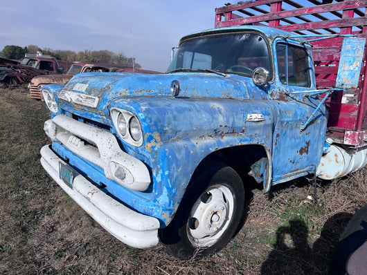 1958 GMC Grain Truck Cab w/ Front Clip